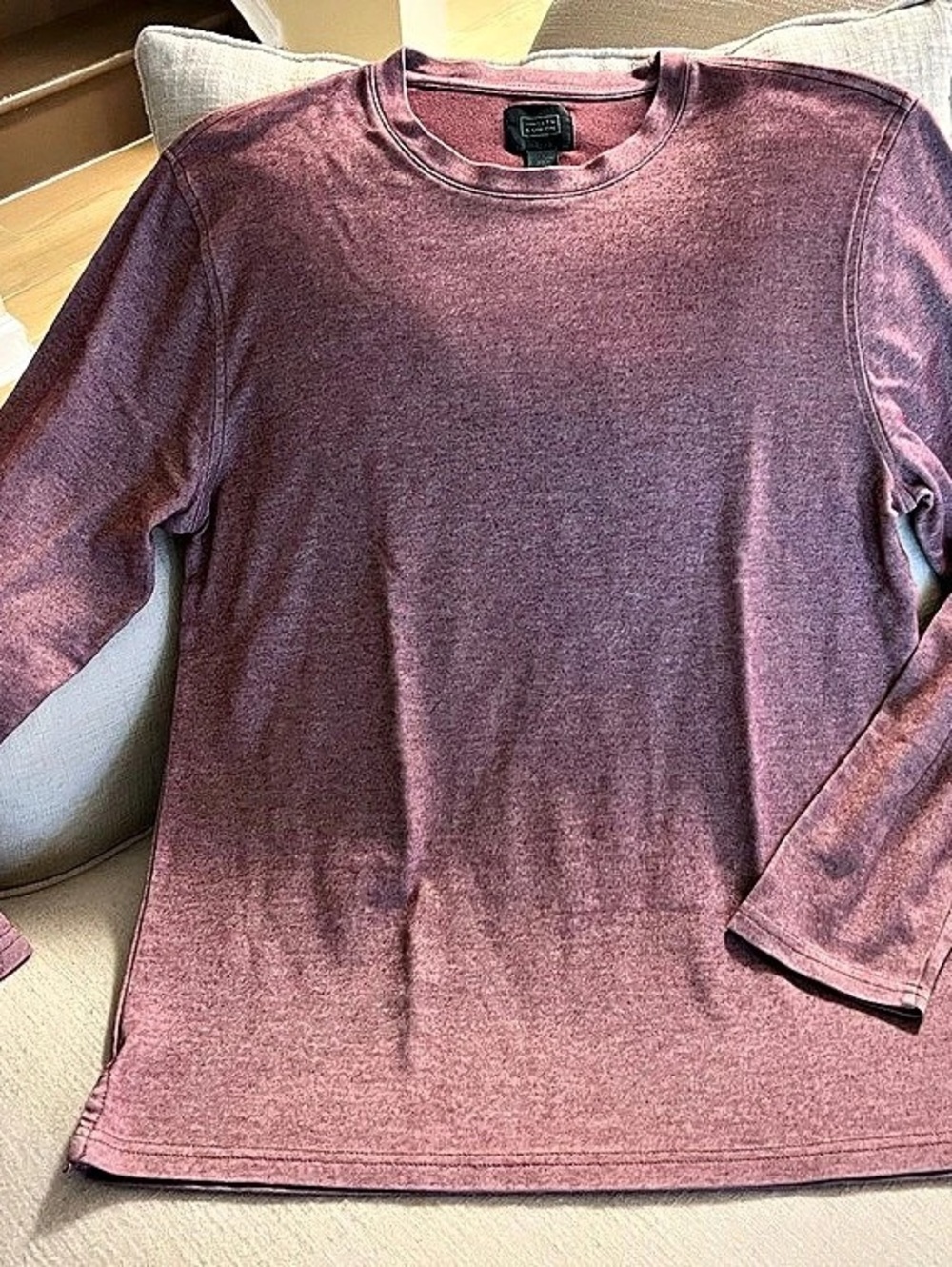 14th & Union Long Sleeve Top in Purple Size Small Like New
